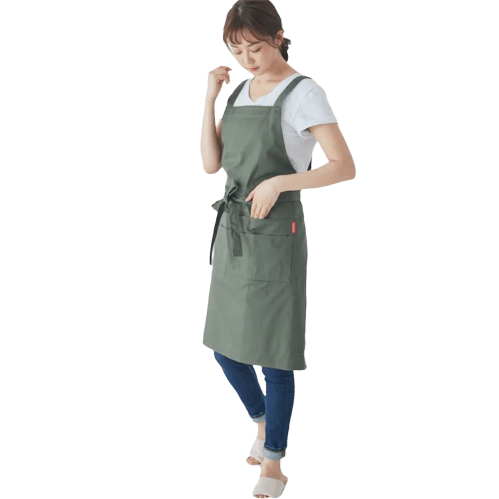 Cotton Japanese-style Apron Hanging Neck Adjustable Household Waterproof Apron H-type with Pockets Unisex Work Apron Coffee Shop
Cotton Japanese-style Apron Hanging Neck Adjustable Household Waterproof Apron H-type with Pockets Unisex Work Apron Coffee Shop