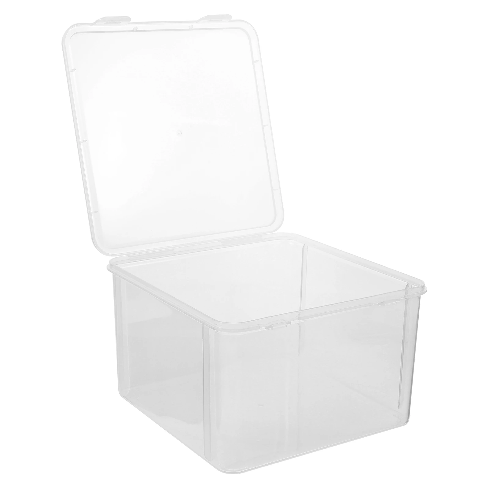 Clear Large Square Bread Box Container with Lid for Kitchen Fridge Food Storage Crisper Plastic No Smell
Clear Large Square Bread Box Container with Lid for Kitchen Fridge Food Storage Crisper Plastic No Smell