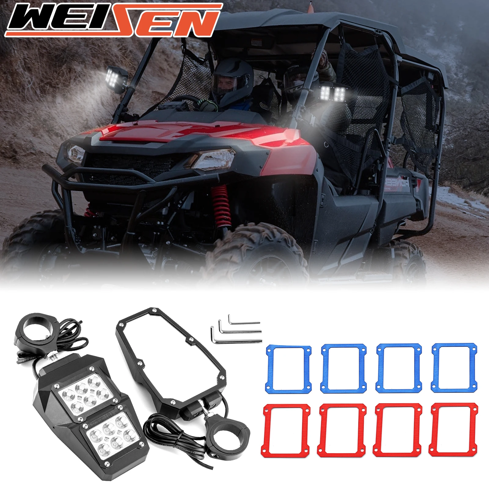 Универсальное зеркало заднего вида UTV 1,75-2 дюйма со светодиодной подсветкой, с разрывом сбоку, для Kawasaki терикс KRX 1000 4 750 800, Mule FXT, аксессуары
Универсальное зеркало заднего вида UTV 1,75-2 дюйма со светодиодной подсветкой, с разрывом сбоку, для Kawasaki терикс KRX 1000 4 750 800, Mule FXT, аксессуары