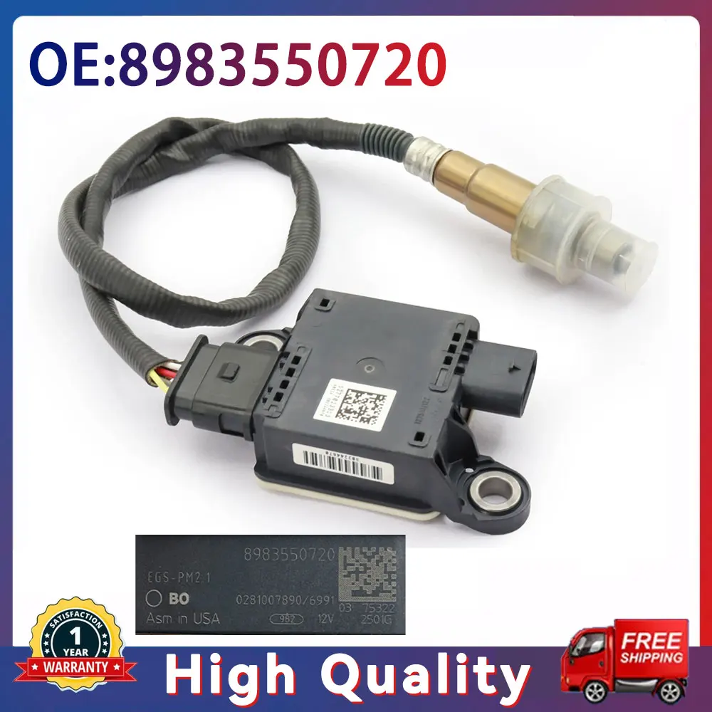 8983550720 Particulate Matter Sensor 1275100944 0281006991 1277023203 0281007890 89835-50720 For Isuzu D-MAX PM Sensor
8983550720 Particulate Matter Sensor 1275100944 0281006991 1277023203 0281007890 89835-50720 For Isuzu D-MAX PM Sensor
