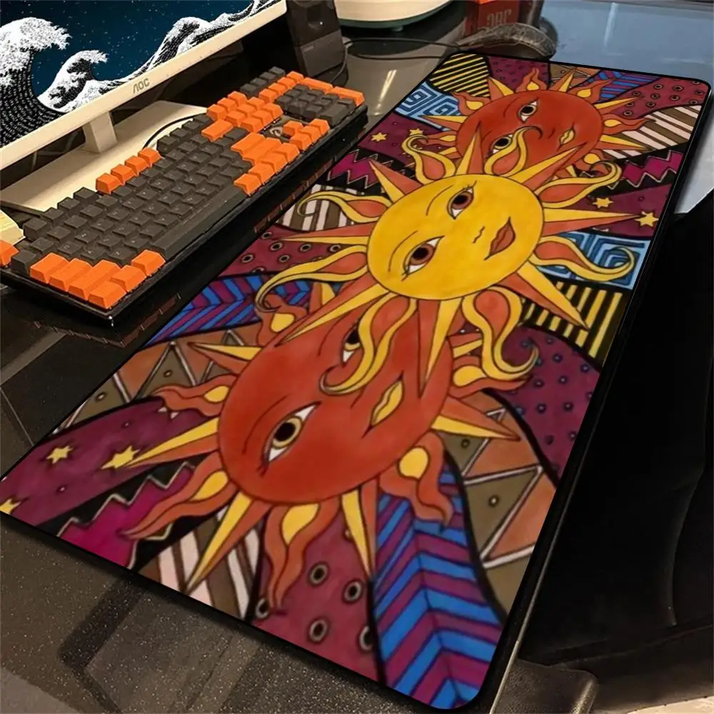 Boho Sun Print Abstract Art Large Gaming Mouse Pad Desk Mat Non-Slip Keyboard Pad Office Decor Comfortable Durable Mouse Mat
Boho Sun Print Abstract Art Large Gaming Mouse Pad Desk Mat Non-Slip Keyboard Pad Office Decor Comfortable Durable Mouse Mat