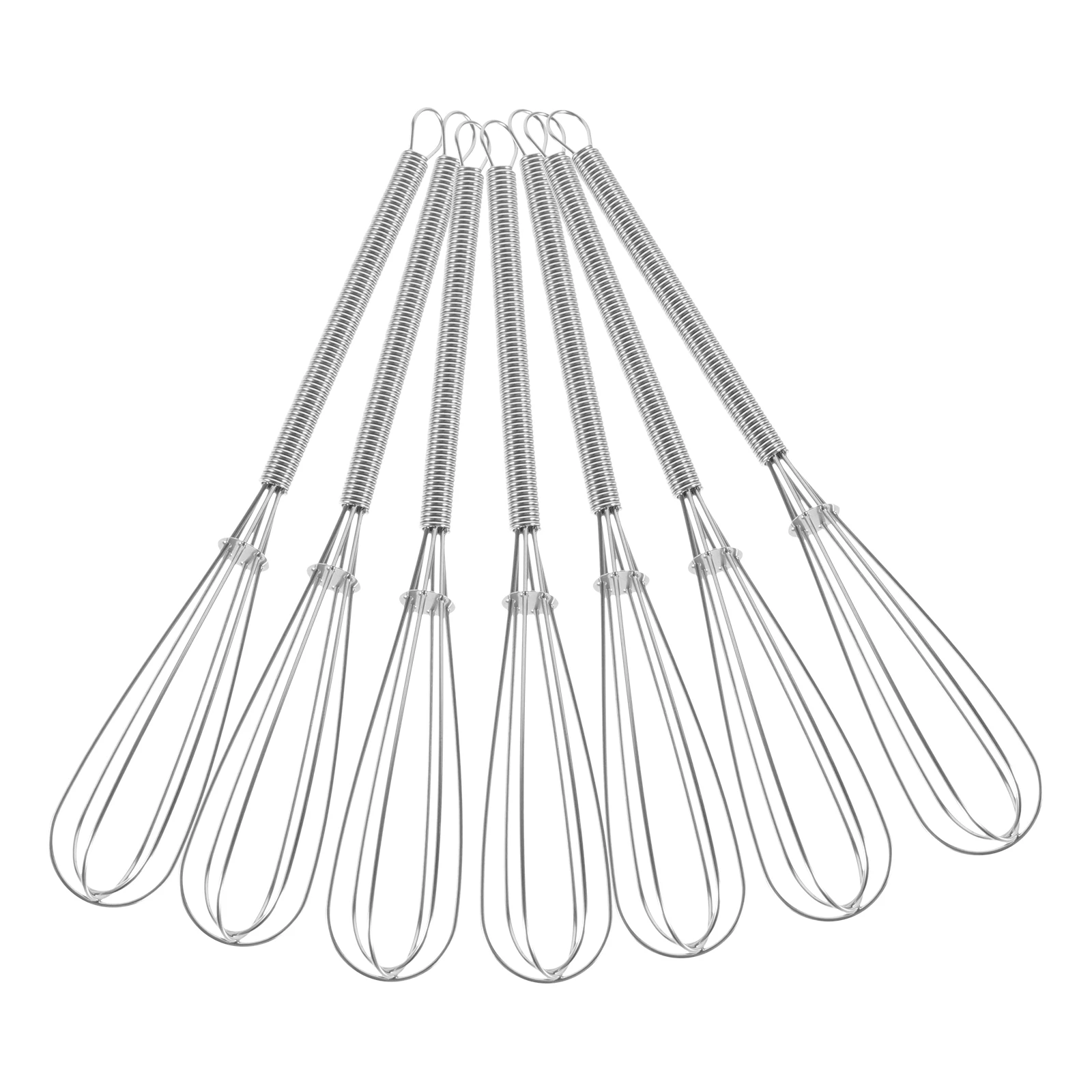 7pcs Stainless Steel Blender for Hair Dye Cream Mixer Salon Whisk Mini Tool Silver Handle Non Slip Design Egg Beating
7pcs Stainless Steel Blender for Hair Dye Cream Mixer Salon Whisk Mini Tool Silver Handle Non Slip Design Egg Beating