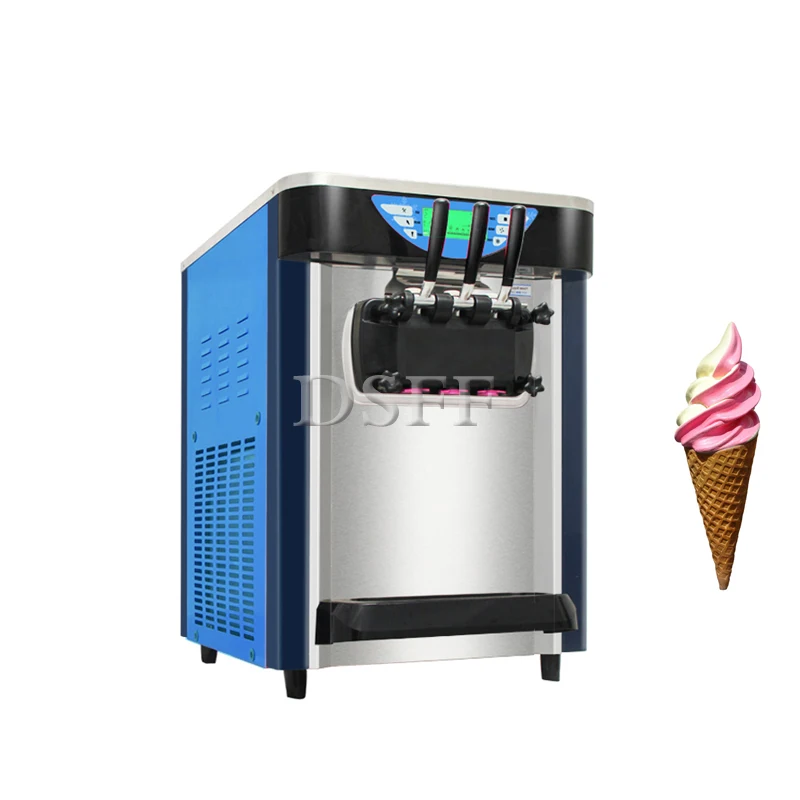Soft Ice Cream Machine, Commercial Stainless Steel Desktop Small Sundae Machine
Soft Ice Cream Machine, Commercial Stainless Steel Desktop Small Sundae Machine