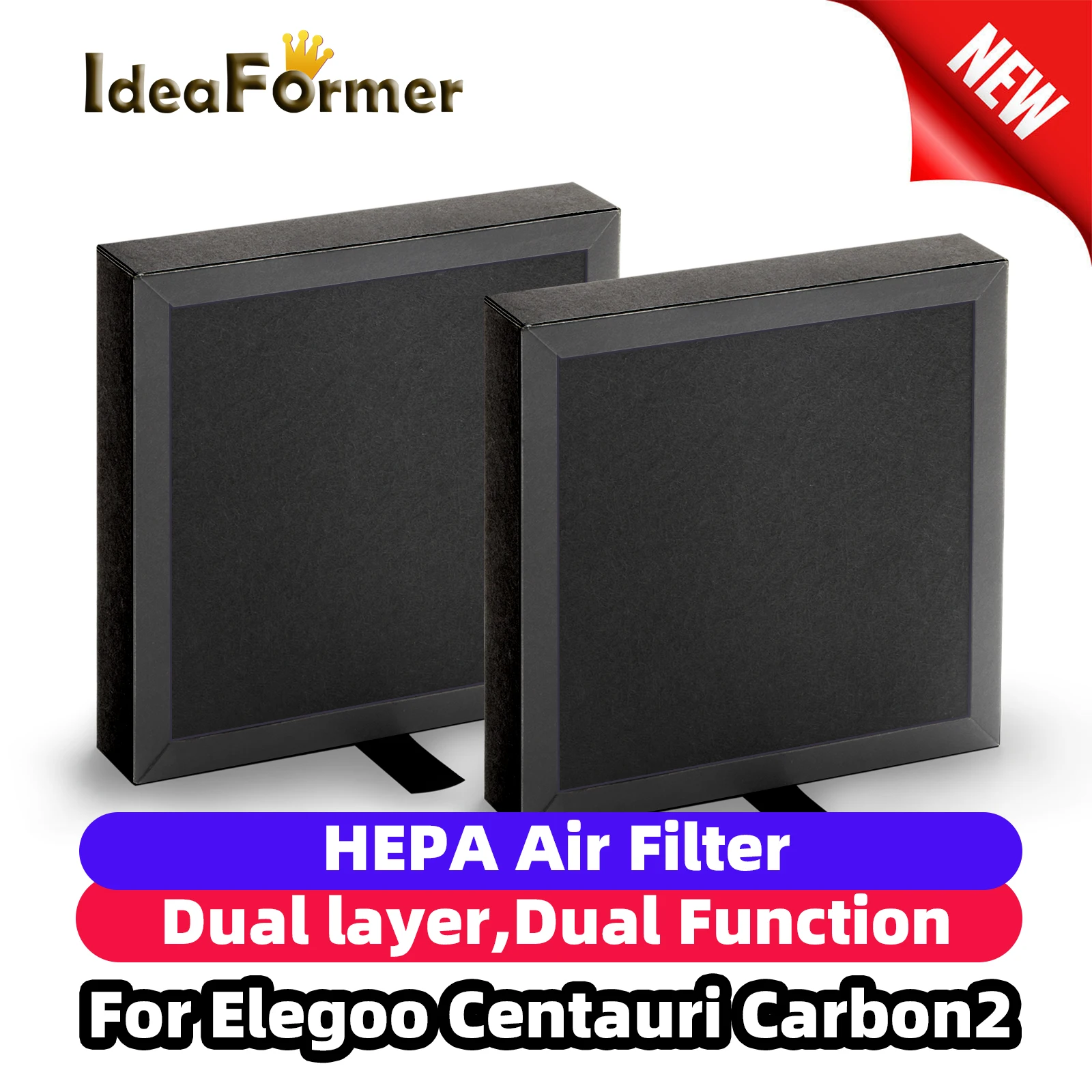 Elegoo Centauri Carbon2 Air Filter Ultra HEPA + Activated Carbon for Centauri Carbon2 Upgrade Accessories Body Protection Filter
Elegoo Centauri Carbon2 Air Filter Ultra HEPA + Activated Carbon for Centauri Carbon2 Upgrade Accessories Body Protection Filter