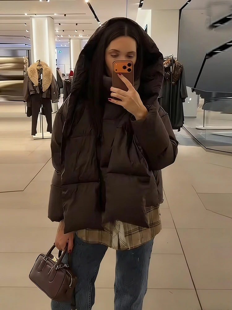 Women Detachable Scarf Hooded Padded Jacket Casual Solid Full Sleeve Warm Cotton Coats Lady New Daily Winter Outwear
Women Detachable Scarf Hooded Padded Jacket Casual Solid Full Sleeve Warm Cotton Coats Lady New Daily Winter Outwear