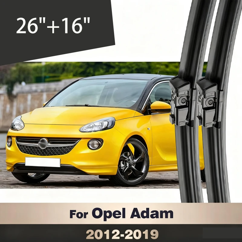 Wiper For Opel Adam 2012-2019 2013 2014 2015 2016 2017 2018 RHD LHD Front Wiper Blades Windshield Windscreen Window Brush 26"16"
Wiper For Opel Adam 2012-2019 2013 2014 2015 2016 2017 2018 RHD LHD Front Wiper Blades Windshield Windscreen Window Brush 26"16"