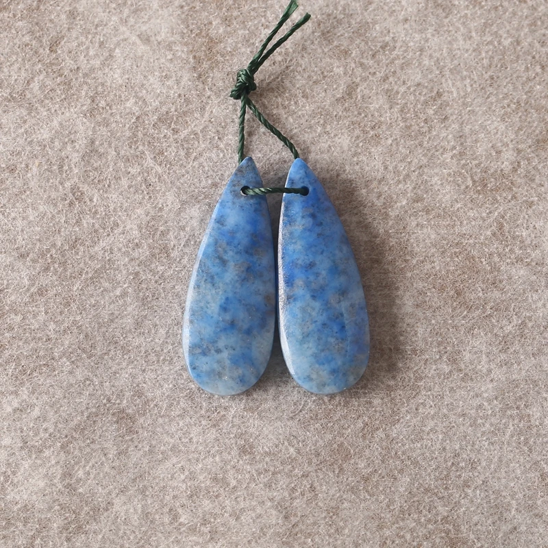 Natural Stone Lapis Lazuli Front Drilled Teardrop Earring Beads 31x12x4mm 4.9g Fashion DIY Jewelry Accessories
Natural Stone Lapis Lazuli Front Drilled Teardrop Earring Beads 31x12x4mm 4.9g Fashion DIY Jewelry Accessories