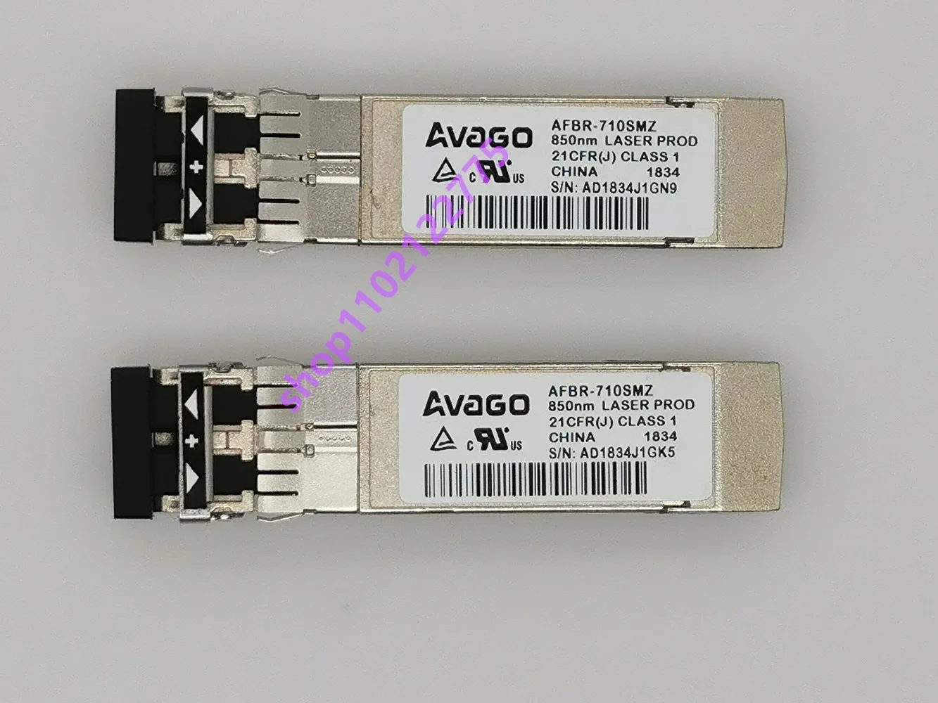 AVAGO 10GB Fiber Transceiver/AFBR-710SMZ/850NM 10g Network Adapter General Purpose Module/10g Compatible Module SFP
AVAGO 10GB Fiber Transceiver/AFBR-710SMZ/850NM 10g Network Adapter General Purpose Module/10g Compatible Module SFP