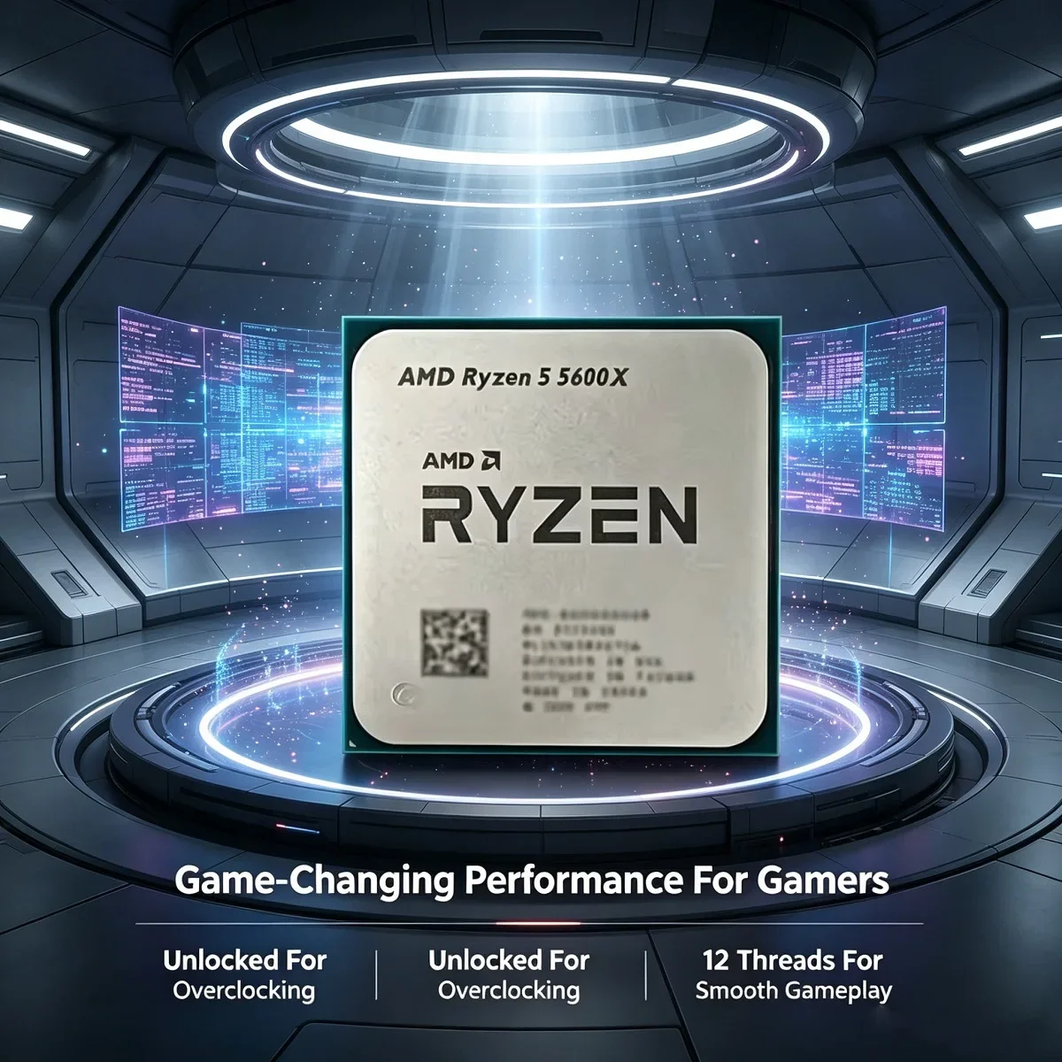 AMD Ryzen 5 5600X Gaming Processor R5 5600X 3.7GHz L3=32M 6-Core 12-Thread 65W 7NM DDR4 Socket AM4 No Fan
AMD Ryzen 5 5600X Gaming Processor R5 5600X 3.7GHz L3=32M 6-Core 12-Thread 65W 7NM DDR4 Socket AM4 No Fan