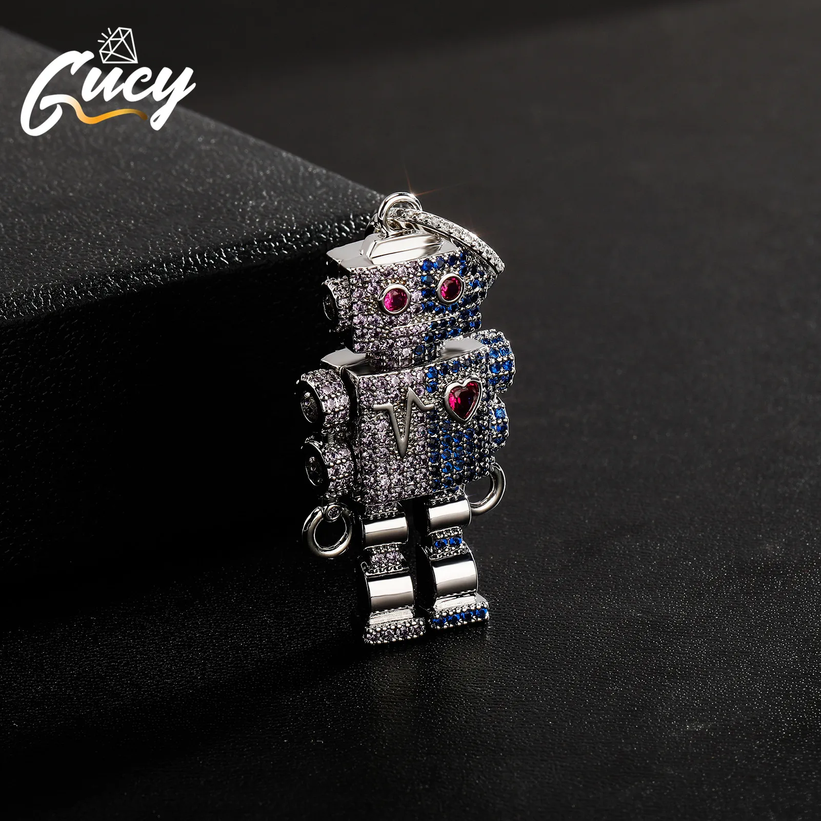 GUCY 2022 New Heavy Industrial Robot Tassel Earring Two-color Zircon Heartbeat Pattern Modern Technology Earring
GUCY 2022 New Heavy Industrial Robot Tassel Earring Two-color Zircon Heartbeat Pattern Modern Technology Earring