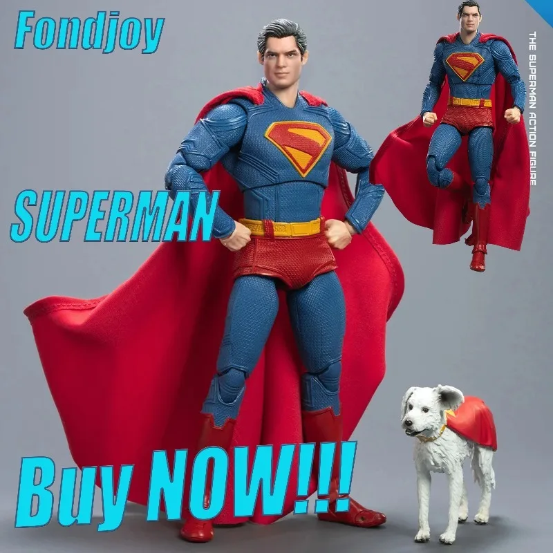 19cm David Corenswet Superman 2025 Original Fondjoy Action Figure New Superman Model Anime Figure Joint Movable Kid Toy Gift
19cm David Corenswet Superman 2025 Original Fondjoy Action Figure New Superman Model Anime Figure Joint Movable Kid Toy Gift