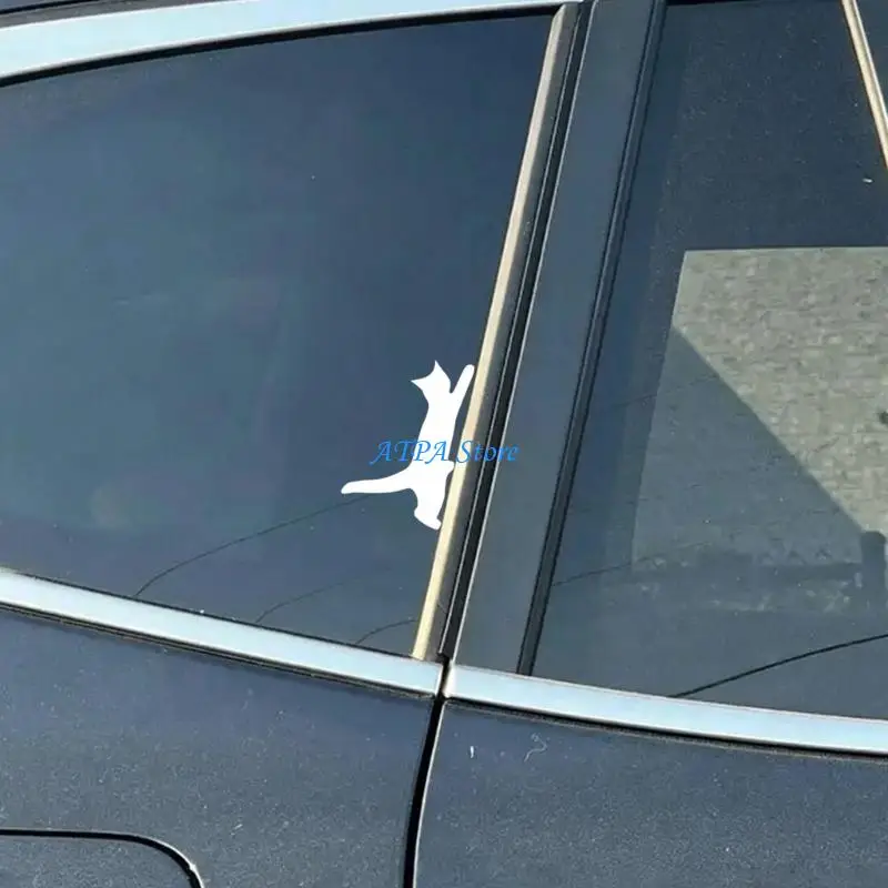 U13C Adorable Feline Climbing Car Window Sticker Vinyls Decal for Easter Decoration Fun
U13C Adorable Feline Climbing Car Window Sticker Vinyls Decal for Easter Decoration Fun