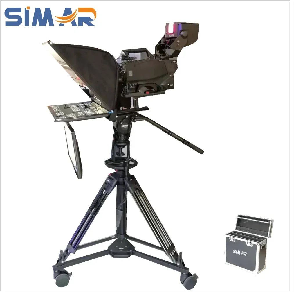 Simar 24" Inch Professional self-reveresing plug and play Broadcast TV Studio prompter for radio&television equipment
Simar 24" Inch Professional self-reveresing plug and play Broadcast TV Studio prompter for radio&television equipment