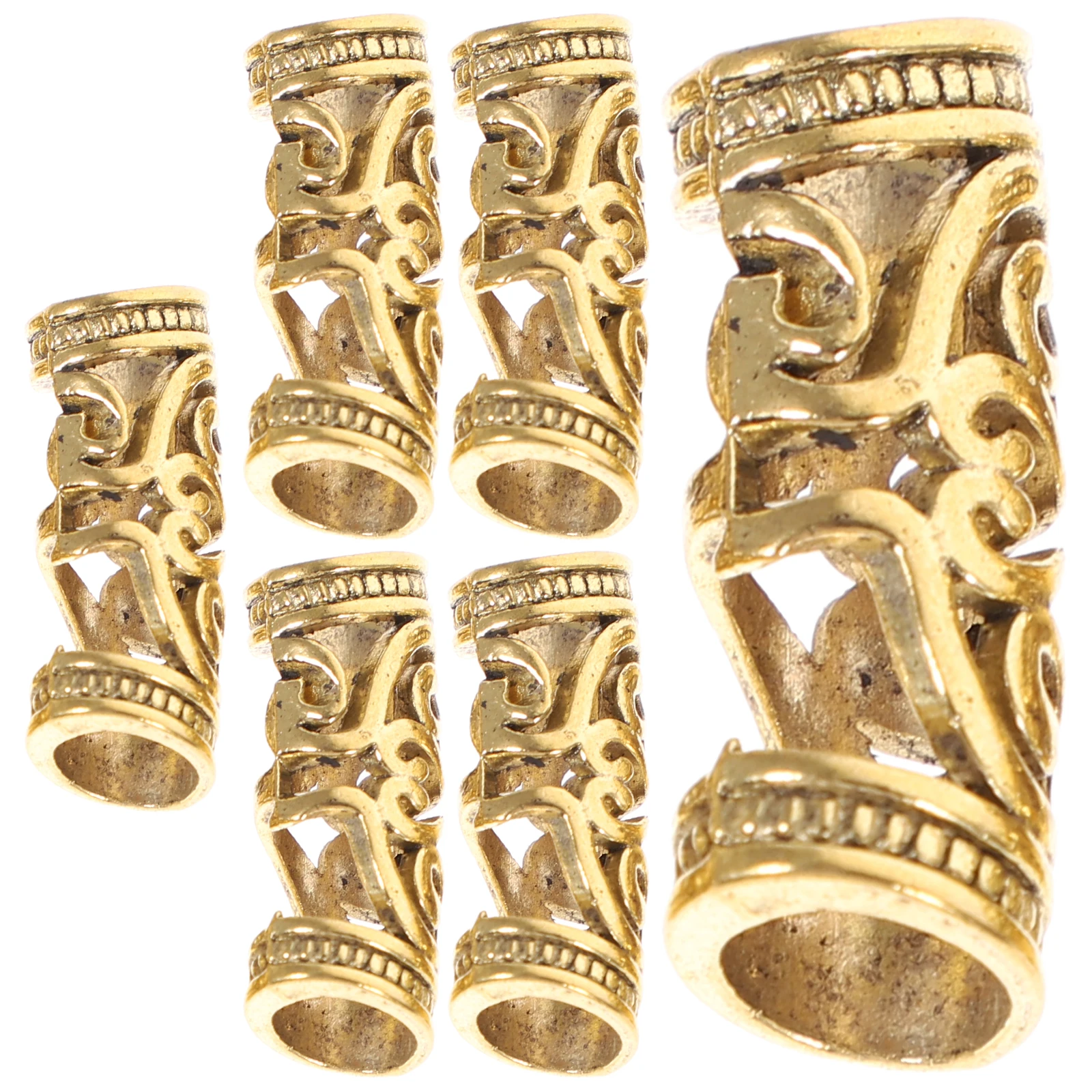 6pcs Retro Hair Accessories Gold Metal Dreadlock Rings for Braids Easy Hair Cuffs without Pliers Suitable Party Wedding
6pcs Retro Hair Accessories Gold Metal Dreadlock Rings for Braids Easy Hair Cuffs without Pliers Suitable Party Wedding