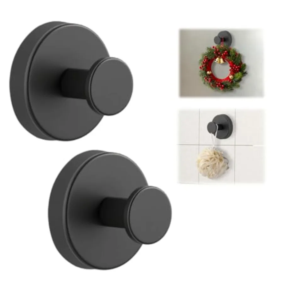 Suction Cup Hooks for Shower, No-Drill Suction Cup Hooks, Bathroom Towel Holder, Metal Towel Hooks for Showers Bathrooms Mirror
Suction Cup Hooks for Shower, No-Drill Suction Cup Hooks, Bathroom Towel Holder, Metal Towel Hooks for Showers Bathrooms Mirror