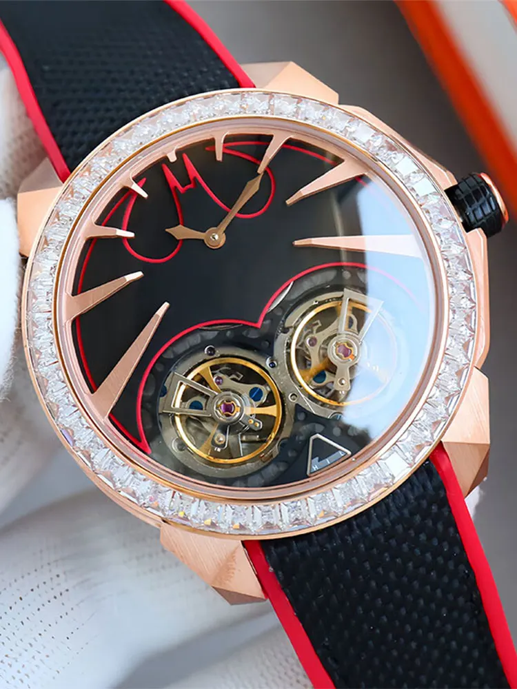 Men's Watch Personalized Casual Round Large Dial Fashion Trend Hollow Double Flying Wheel Mechanical Watch
Men's Watch Personalized Casual Round Large Dial Fashion Trend Hollow Double Flying Wheel Mechanical Watch