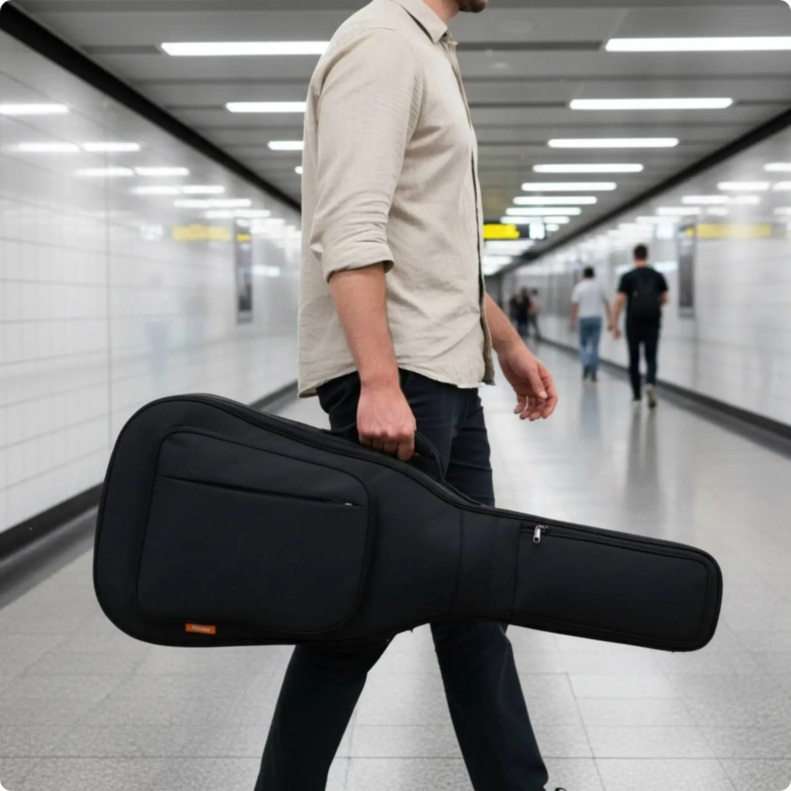 Padded Guitar Backpack Thick Padding Backpack Guitar Case Sturdy Build doubleWay Zipper for Performance
Padded Guitar Backpack Thick Padding Backpack Guitar Case Sturdy Build doubleWay Zipper for Performance