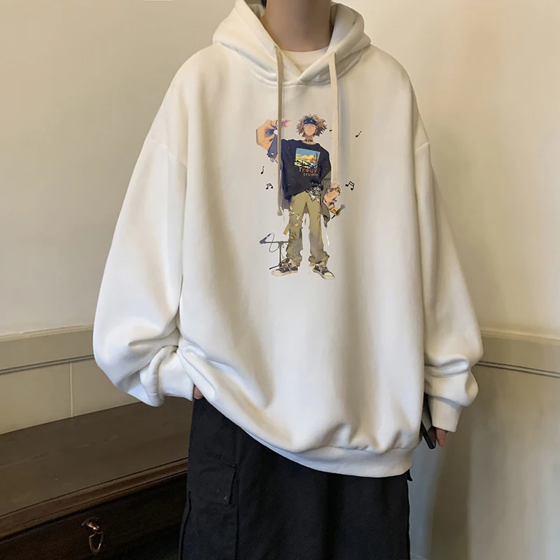 Мужская толстовка большого размера, черные толстовки 5XL со шляпой, оверсайз для мужчин, мужская повседневная одежда с принтом музыкального мальчика, мужская толстовка с капюшоном
Мужская толстовка большого размера, черные толстовки 5XL со шляпой, оверсайз для мужчин, мужская повседневная одежда с принтом музыкального мальчика, мужская толстовка с капюшоном