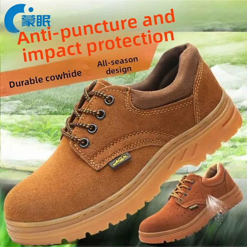 Steel Toe Work oes Men Women Breathable Anti Odor Wear Resistant Cowhide Welding oes Anti Cru And Piercing
Steel Toe Work oes Men Women Breathable Anti Odor Wear Resistant Cowhide Welding oes Anti Cru And Piercing