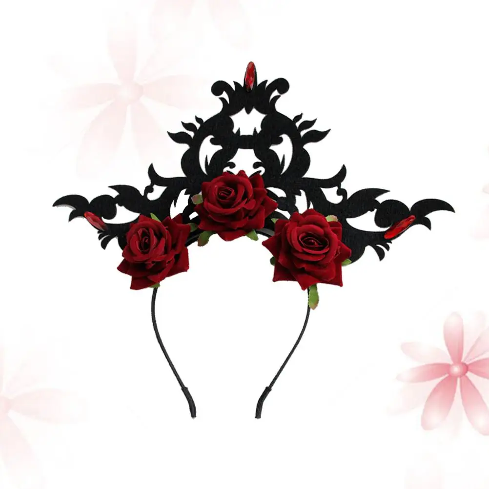 Gothic Crown Retro Hair Rosettes Headband Accessories Women Headband Rose Rosettes Party Headdress Storage Halloween
Gothic Crown Retro Hair Rosettes Headband Accessories Women Headband Rose Rosettes Party Headdress Storage Halloween