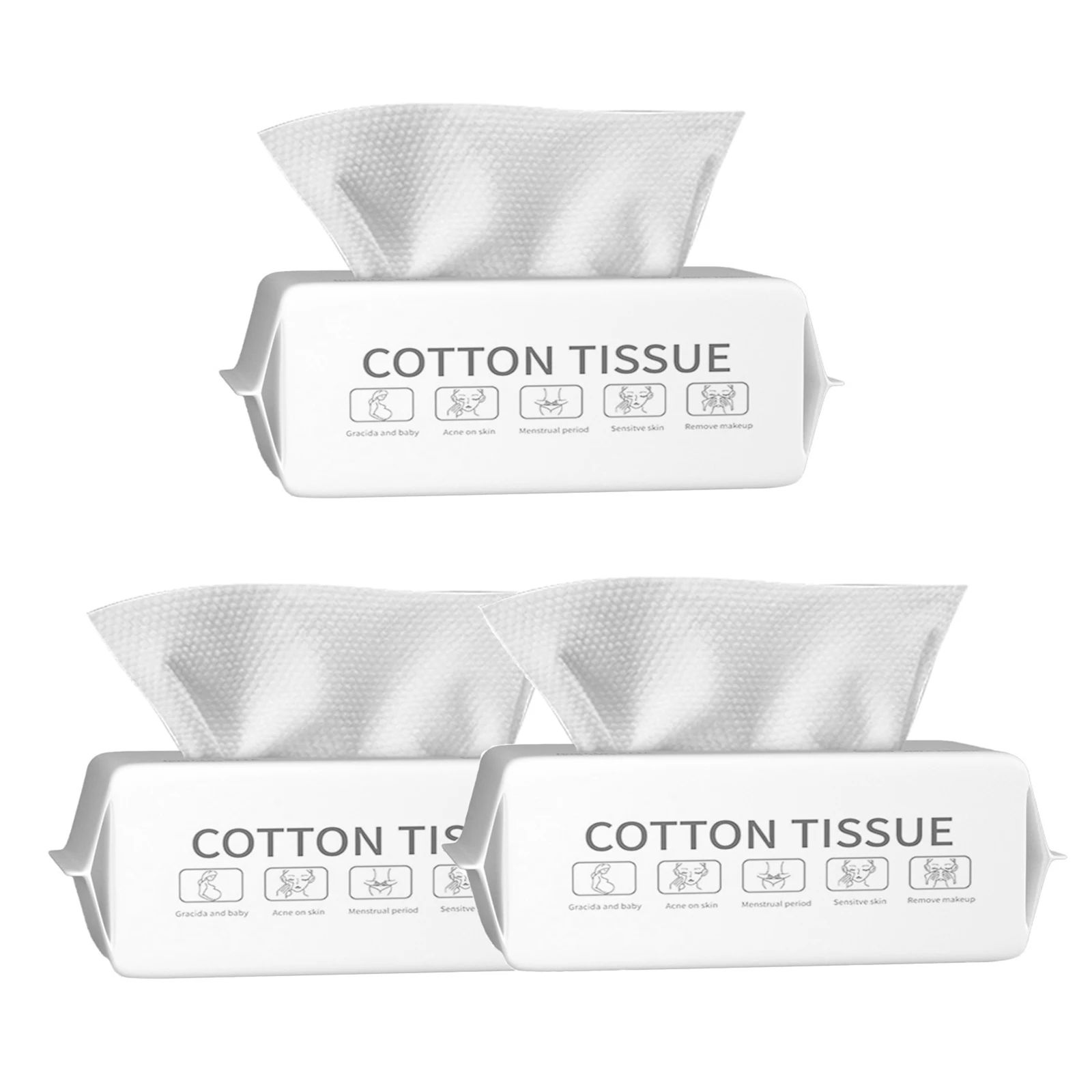 Cotton Facial sing Wipes for Makeup Removal Dry and Wet Use Disposable Towels 300PC (20X15CM)
Cotton Facial sing Wipes for Makeup Removal Dry and Wet Use Disposable Towels 300PC (20X15CM)