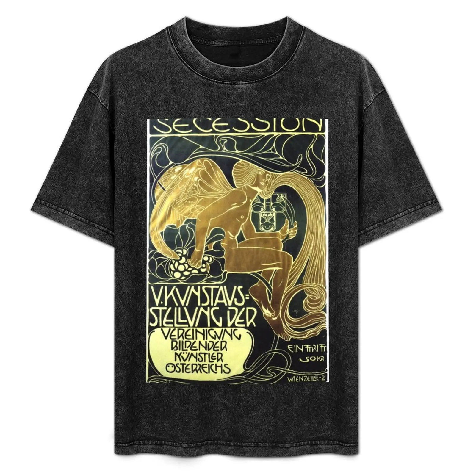Art Nouveau Vintage Poster by Koloman Moser T-Shirt Utility Casual Work T-Shirt
Art Nouveau Vintage Poster by Koloman Moser T-Shirt Utility Casual Work T-Shirt