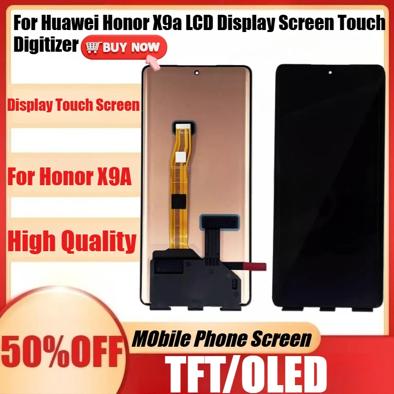New TFT for Huawei Honor X9a LCD Display Screen Touch Digitizer for Honor X9A High Quality Display Touch Screen
New TFT for Huawei Honor X9a LCD Display Screen Touch Digitizer for Honor X9A High Quality Display Touch Screen