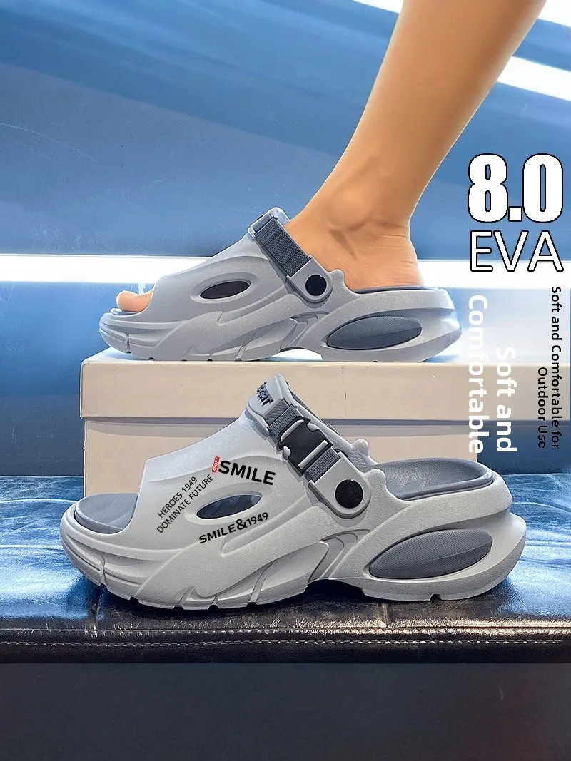 Men's Summer Outdoor Slippers Anti-Slip Deodorant Driving Dual-Purpose Thick-Heeled Sandals Sports Beach Large Size Clogs
Men's Summer Outdoor Slippers Anti-Slip Deodorant Driving Dual-Purpose Thick-Heeled Sandals Sports Beach Large Size Clogs