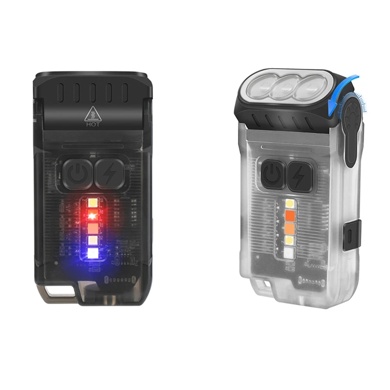 V15 LED Small Powerful Flashlight,10 Modes Mini Pocket Keychain Flashlight Rechargeable Portable Flashlight Easy To Use (Black)
V15 LED Small Powerful Flashlight,10 Modes Mini Pocket Keychain Flashlight Rechargeable Portable Flashlight Easy To Use (Black)