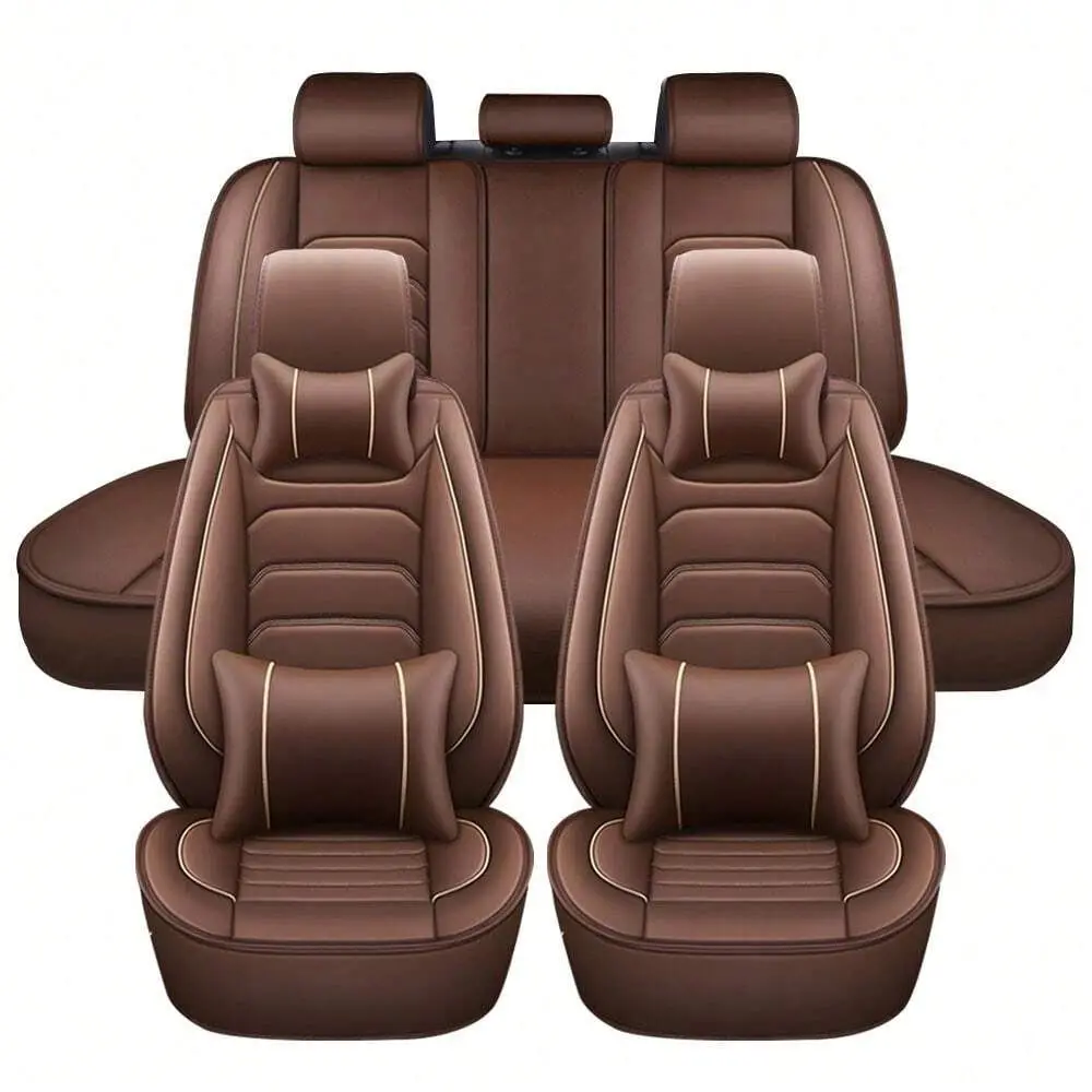 PU Leather Universal Car Seat Cover Front Back Headrest Cover Full Set Protector
PU Leather Universal Car Seat Cover Front Back Headrest Cover Full Set Protector