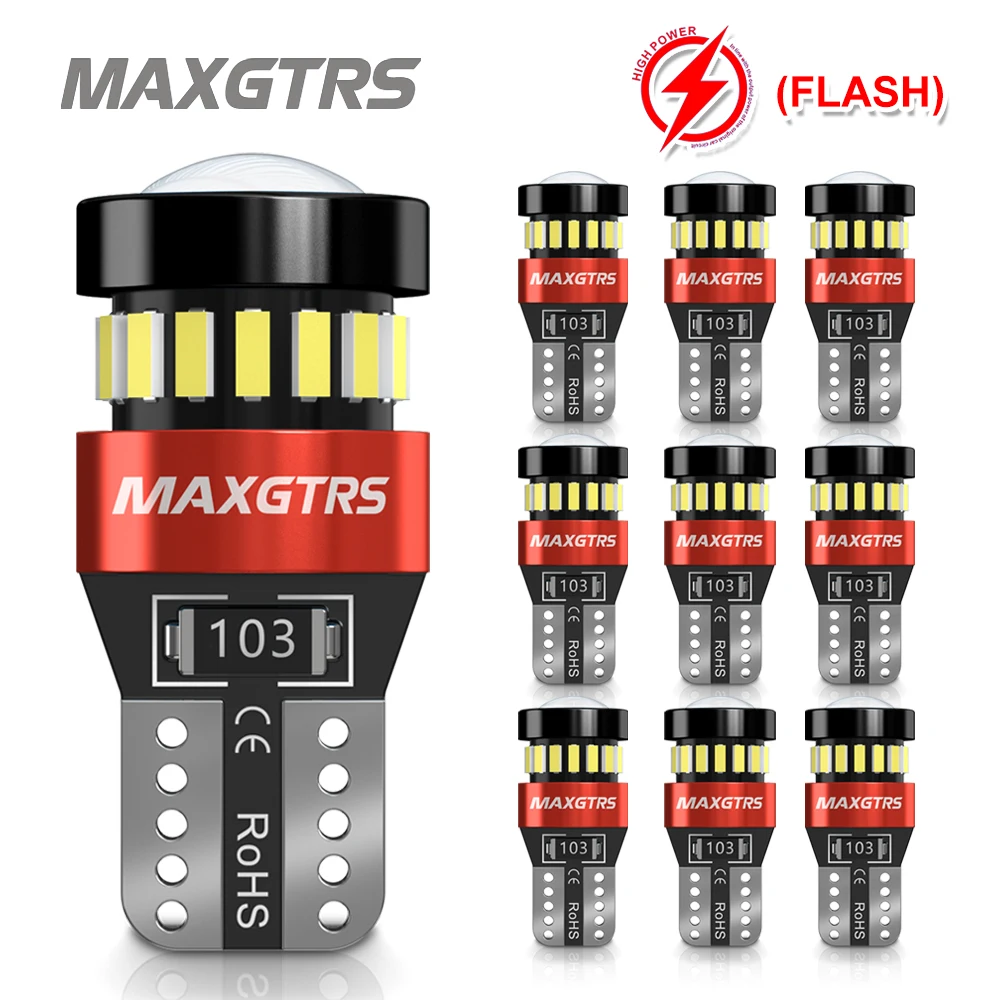 10x T10 Strobe Flashing 194 W5W 36 Led 3014SMD T10 Led Lasting Shine+Auto Strobe Flash Two modes of Operation Car light bulbs
10x T10 Strobe Flashing 194 W5W 36 Led 3014SMD T10 Led Lasting Shine+Auto Strobe Flash Two modes of Operation Car light bulbs