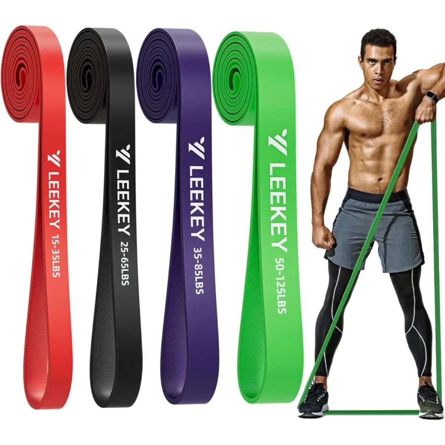 15-125LBS 4PCS Resistance Bands Set for Pull-Up Assistance & Full-Body Training, Multi-Level Exercise Bands
15-125LBS 4PCS Resistance Bands Set for Pull-Up Assistance & Full-Body Training, Multi-Level Exercise Bands