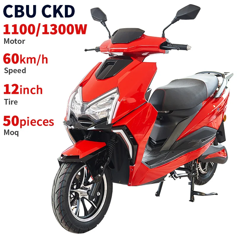 Equipment Smart Library CBU 12inch Adult Fast Racing Electric Motorcycle 1100W/1300W 60km/h Speed Electric Automatic Motorcy
Equipment Smart Library CBU 12inch Adult Fast Racing Electric Motorcycle 1100W/1300W 60km/h Speed Electric Automatic Motorcy