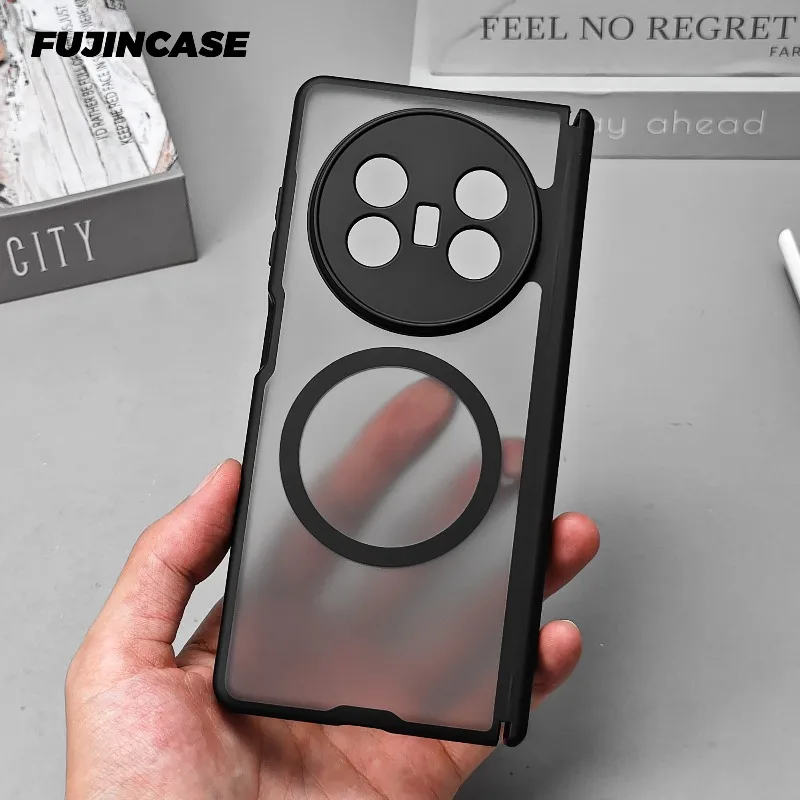 Magnetic Matte Acrylic Case for VIVO X Fold5 | Hinge Protection Anti-Fingerprint Ultra-Thin Transparent Cover for Vivo X Fold 5
Magnetic Matte Acrylic Case for VIVO X Fold5 | Hinge Protection Anti-Fingerprint Ultra-Thin Transparent Cover for Vivo X Fold 5