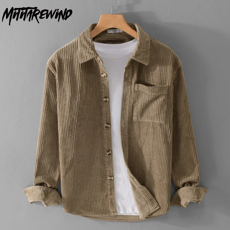 Autumn Winter Shirt Men 100% Cotton Daily Casual Work Shirts Corduroy Thicken Long Sleeve Male Shirt Vintage Clothes Fashion Top
Autumn Winter Shirt Men 100% Cotton Daily Casual Work Shirts Corduroy Thicken Long Sleeve Male Shirt Vintage Clothes Fashion Top