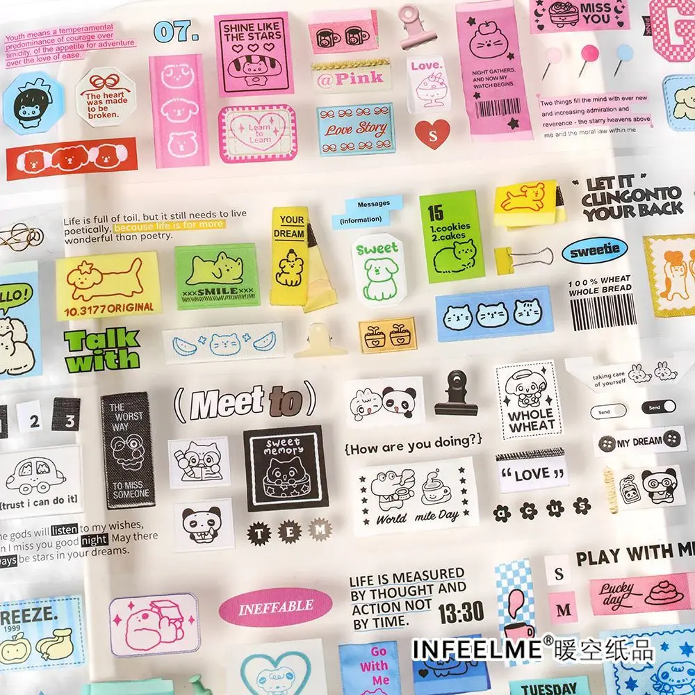 1pcs/1lot Decorative Adhesive tapes Cute Weaving Label Scrapbooking DIY Paper Scrapbooking Stickers
1pcs/1lot Decorative Adhesive tapes Cute Weaving Label Scrapbooking DIY Paper Scrapbooking Stickers