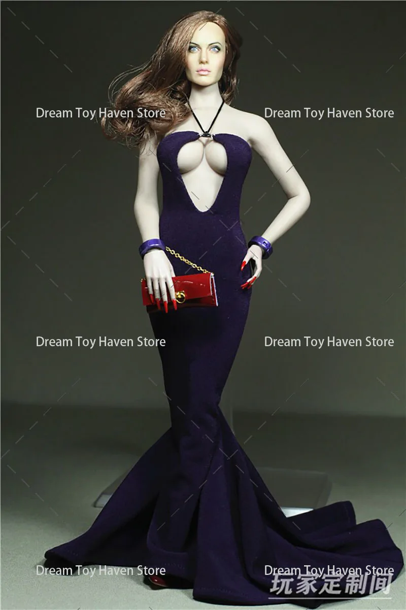 1/6 Female's Soldier Dress Deep V-Neck Backless Bodycon Dress Accessory Fit 12Inch TBL PH Action Figure Model Dolls
1/6 Female's Soldier Dress Deep V-Neck Backless Bodycon Dress Accessory Fit 12Inch TBL PH Action Figure Model Dolls