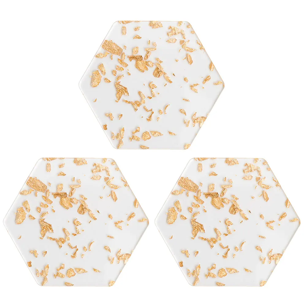 3pcs Hexagon Acrylic Cup Mats Nonslip Heat Insulation Protect Dining Table Set Bowl Pads Tea Pot Mats
3pcs Hexagon Acrylic Cup Mats Nonslip Heat Insulation Protect Dining Table Set Bowl Pads Tea Pot Mats