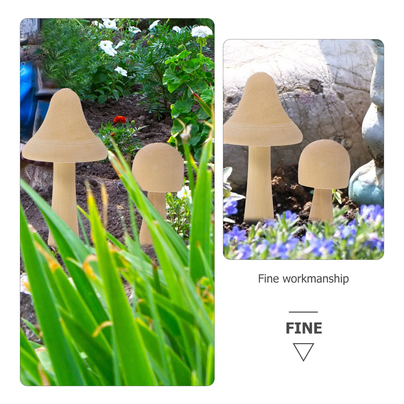 12Pcs Wooden Mini Mushrooms Unpainted DIY Craft for Home Garden Micro Landscape Decoration Mini Mushroom Mushroom Art
12Pcs Wooden Mini Mushrooms Unpainted DIY Craft for Home Garden Micro Landscape Decoration Mini Mushroom Mushroom Art