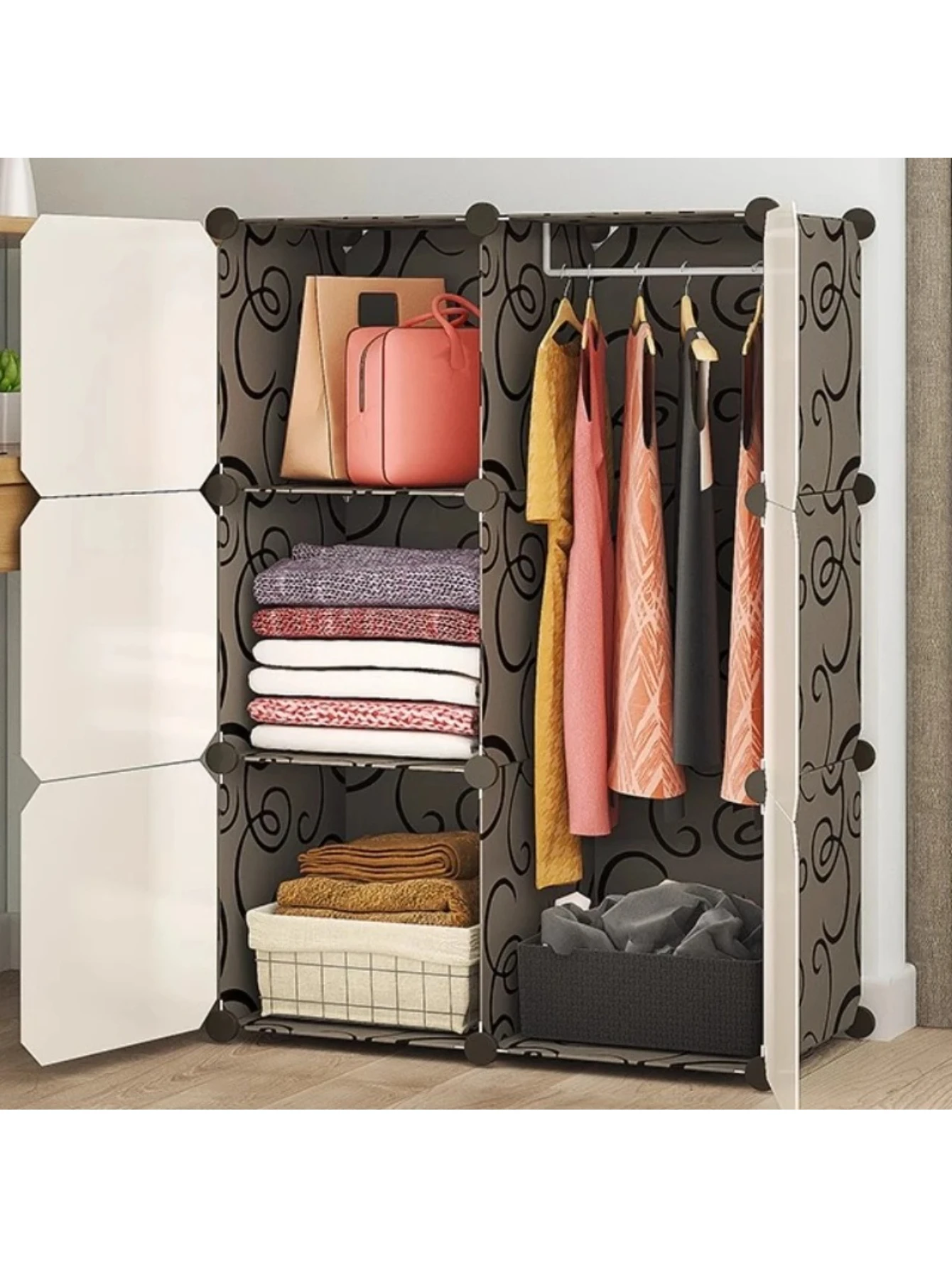 Hotel Furniture Modern Partitions Wardrobe Clothes Nordic Bedroom Cheap Modular Wardrobe Put Together Storage Organizer Armario
Hotel Furniture Modern Partitions Wardrobe Clothes Nordic Bedroom Cheap Modular Wardrobe Put Together Storage Organizer Armario