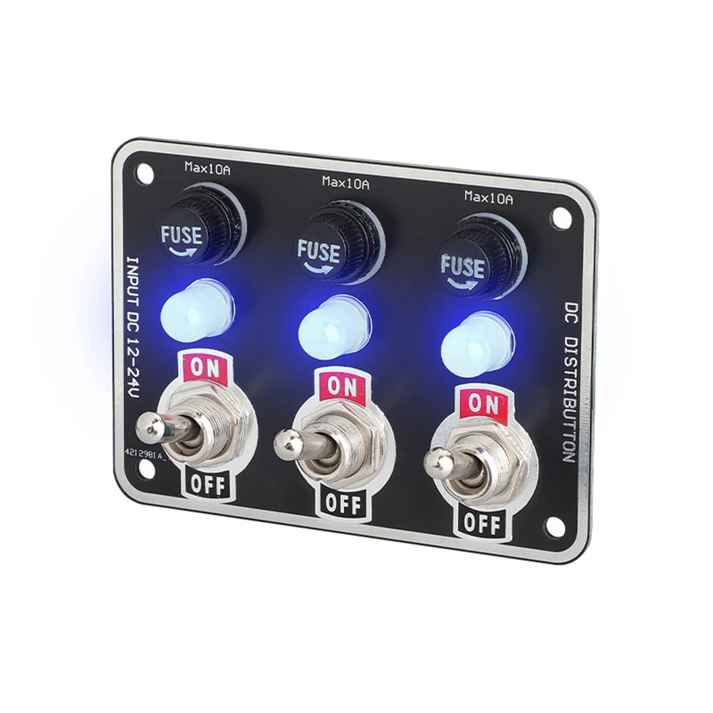 Metal Switch Panel For Car Waterproof Rocker Switch As Shown In The Figure LED Circuit Breaker Box Built-in LED Indicators
Metal Switch Panel For Car Waterproof Rocker Switch As Shown In The Figure LED Circuit Breaker Box Built-in LED Indicators