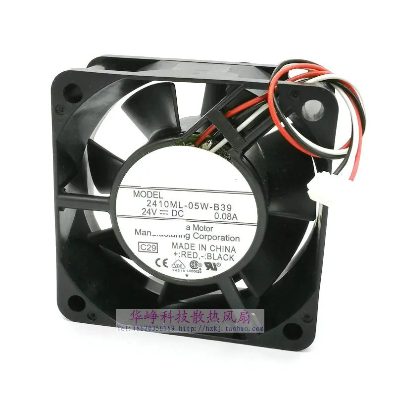 2410ML-05W-B29 6025 24 В 0,09 А 2410ML-05W-B39 0,08 А Охлаждающий вентилятор 60*60*25 мм
2410ML-05W-B29 6025 24 В 0,09 А 2410ML-05W-B39 0,08 А Охлаждающий вентилятор 60*60*25 мм