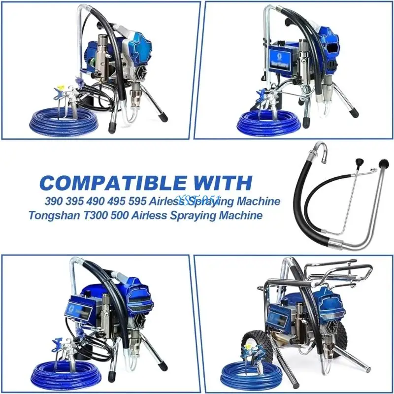 E15A Upgraded Sprayer Hose Assembly For Series And Tongshan Line Painting Machines With Quick Installation Design
E15A Upgraded Sprayer Hose Assembly For Series And Tongshan Line Painting Machines With Quick Installation Design