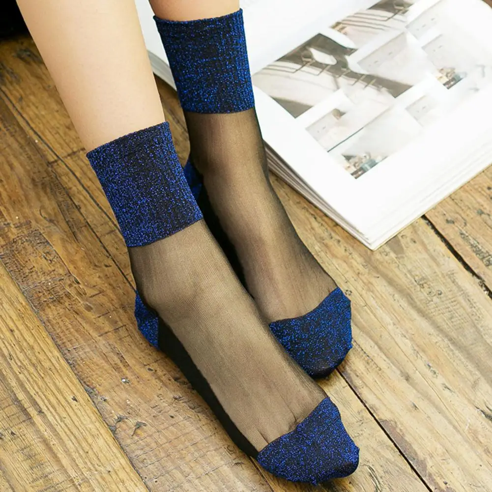 10 Pairs Women's Sheer Glitter Ankle Socks Silky Transparent Sparkly Socks Ultrathin Shiny Short Socks For Spring Summer
10 Pairs Women's Sheer Glitter Ankle Socks Silky Transparent Sparkly Socks Ultrathin Shiny Short Socks For Spring Summer