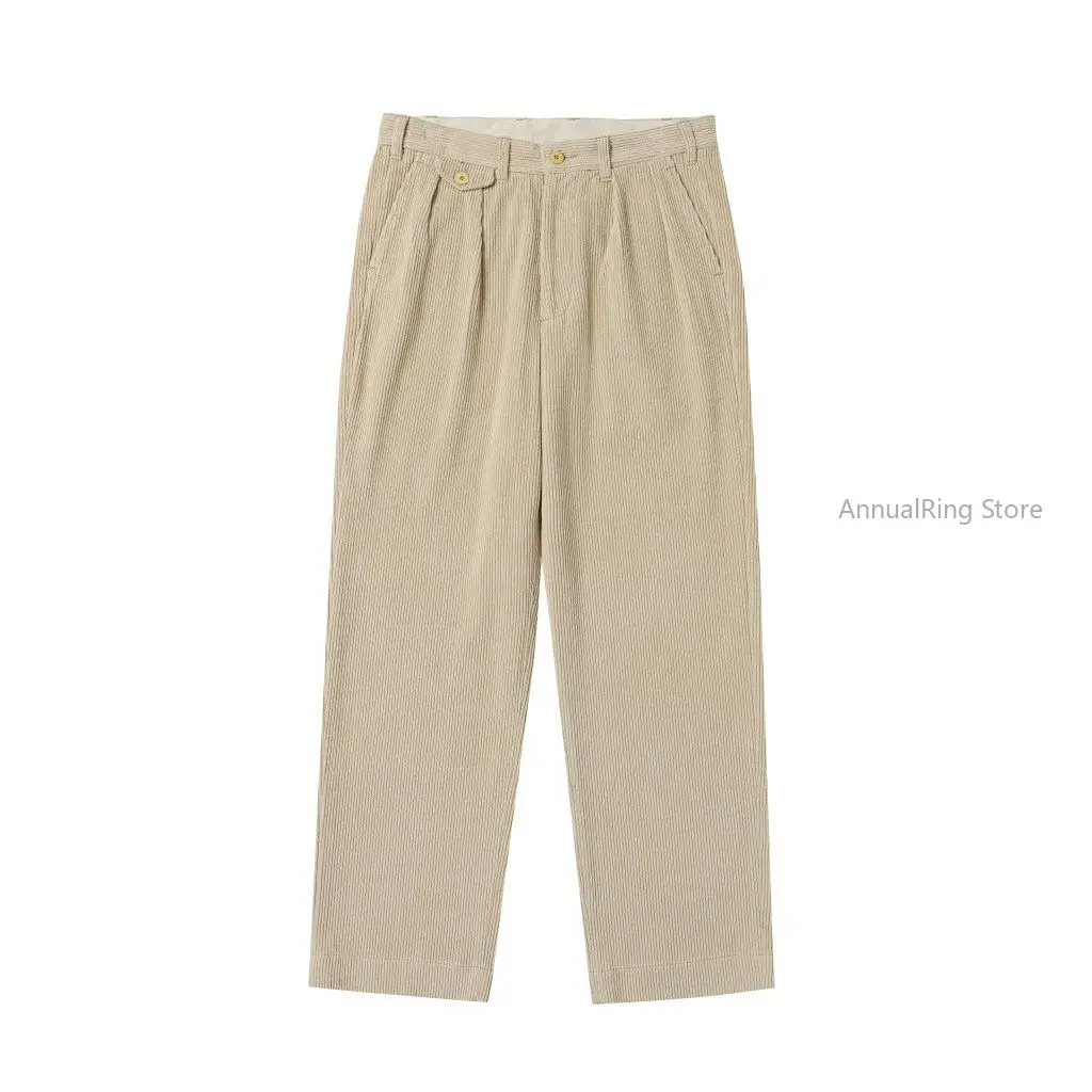 Vintage Casual Corduroy Trousers Men Long‑Staple Cotton Double‑Pleat Straight‑Leg Standard Workwear Pants
Vintage Casual Corduroy Trousers Men Long‑Staple Cotton Double‑Pleat Straight‑Leg Standard Workwear Pants