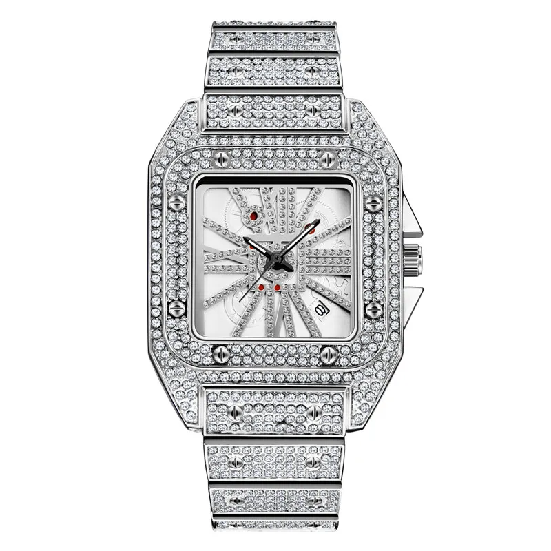 Golden Big Brand Watches For Men Fashion Casual Alloy Band Hip Hop Full Diamond Luxury Calendar Quartz Watch Relogio Masculino
Golden Big Brand Watches For Men Fashion Casual Alloy Band Hip Hop Full Diamond Luxury Calendar Quartz Watch Relogio Masculino