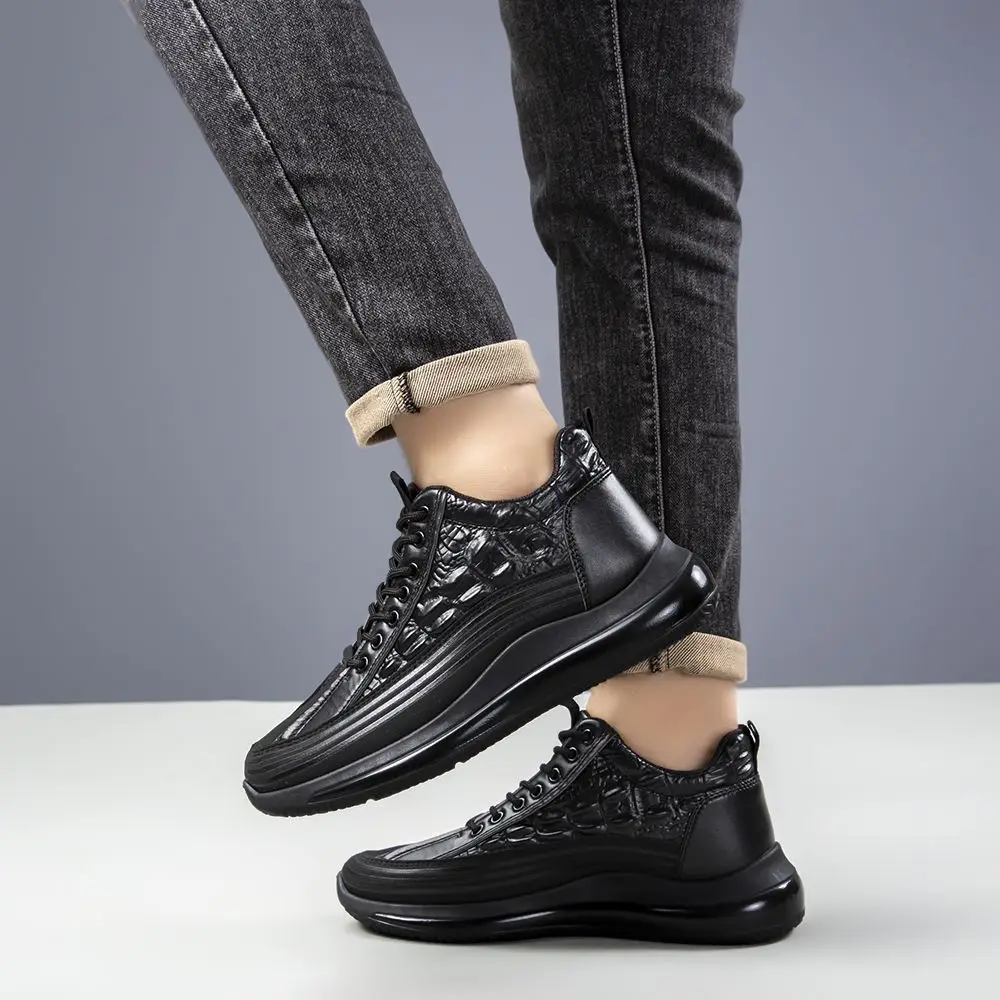 2026 Trendy Men Leather Lace Up Sneakers Casual Low Top Walking Shoes
2026 Trendy Men Leather Lace Up Sneakers Casual Low Top Walking Shoes