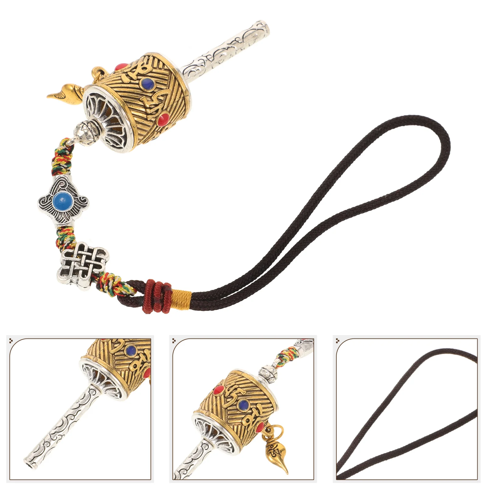 Prayer Wheel Pendant Keychain Car Ornament Decoration Mirror Hanging Interior Accessories Feng Shui Home Accessories Ti
Prayer Wheel Pendant Keychain Car Ornament Decoration Mirror Hanging Interior Accessories Feng Shui Home Accessories Ti