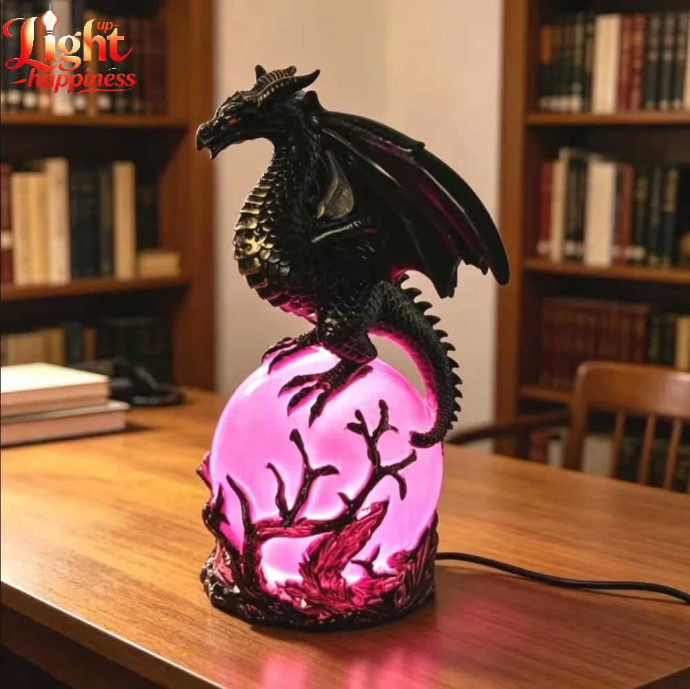 New Creative Gothic Raven Carving Night Lights Gothic Decorations Creative Gothic Party Led Lamp Desktop Decorative Light
New Creative Gothic Raven Carving Night Lights Gothic Decorations Creative Gothic Party Led Lamp Desktop Decorative Light