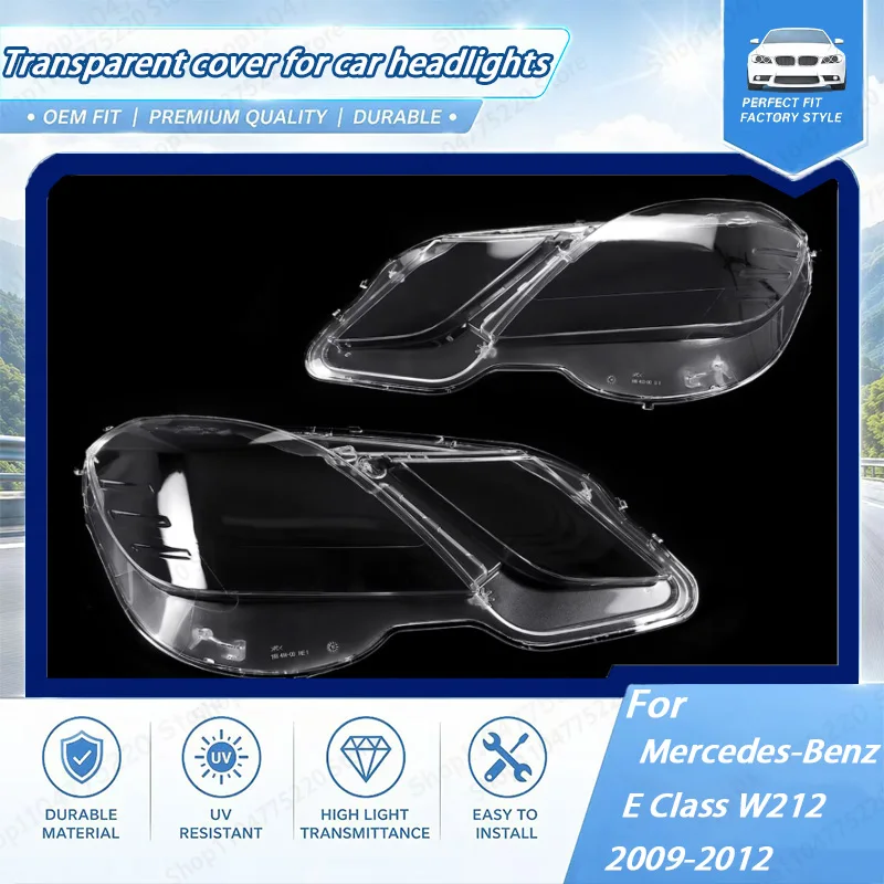 Pair For Mercedes-Benz E Class W212 2009-2012 E300 E350 E500 E63 Headlight Lens Cover Head Light Shade Shell Cover
Pair For Mercedes-Benz E Class W212 2009-2012 E300 E350 E500 E63 Headlight Lens Cover Head Light Shade Shell Cover
